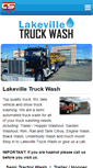 Mobile Screenshot of lakevilletruckwash.com